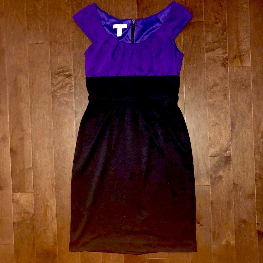 Purple & Black Dress Size 6